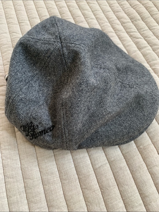 Alfa Romeo Herringbone Flat Cap